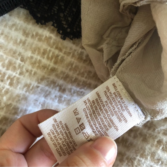 FREE PEOPLE Nude Black Lace Mini Backless Dress XS - Picture 10 of 10